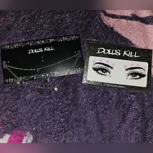 Dollskill mini bundle, Butterfly Belly Chain and Face & Body Jewels